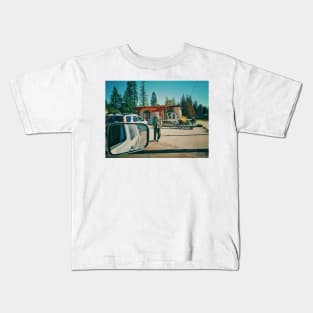 Road trip journey explore West Kootenay, British Columbia, Canada Kids T-Shirt